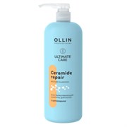 Ollin Восстанавливающий шампунь для волос с церамидами / Ultimate Care, 1000 мл 21654-30597