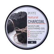 Jigott Увлажняющий универсальный гель с древесным углем / Natural Charcoal Moisture Soothing Gel, 300 мл 15616-16364