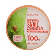 Lebelage Увлажняющий гель для лица и тела с муцином улитки / Moisture Snail 100% Soothing Gel, 300 мл 18379-19898