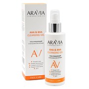 Aravia Laboratories Гель очищающий для лица с АНА и ВНА кислотами / AHA&BHA Cleansing Gel, 150 мл 23945-65826
