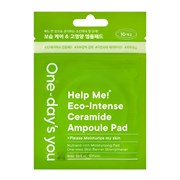 One-day's You Очищающие тонер-пэды для лица с церамидами / Handy Help Me Eco-Intense Ceramide Ampoule Pad, 10 шт. 25156-72742