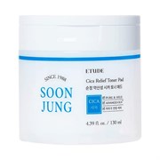 Etude Успокаивающие тонер-пэды с экстрактом центеллы / Soon Jung CICA Toner Pad, 130 мл 19998-75995