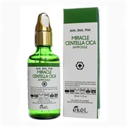 Ekel Ампульная сыворотка с кислотами / Miracle Centella Cica Ampoule (AHA, BHA, PHA) green, 50 мл 18677-20276