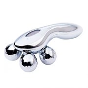 Nail Art Ручной роликовый массажер для лица и тела / 4D Massager XC-119, серебристый 18467-19810