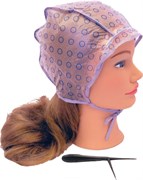 Dewal Шапочка для мелирования с крючком СА-9151, 4 шт., фиолетовый 1992-1737