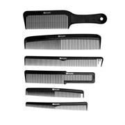 Dewal Набор расчёсок / Barber Style CO-6000K12J, черный 12505-15724