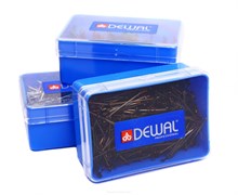 Dewal Невидимки для волос прямые SLN40P-3/200, 40 мм, коричневый, 200 г 2073-1786