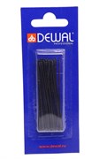 Dewal Шпильки для волос прямые SLT60P-1/24, 60 мм, черный, 24 шт. 6642-4503