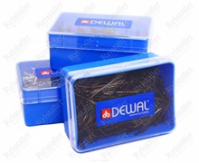 Dewal Невидимки для волос прямые SLN40P-4/200, 40 мм, серебристый, 200 г 2075-7799