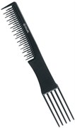 Dewal Расчёска для начёса / Эконом CO-6505, пластик, 19 см, черный 2215-7806
