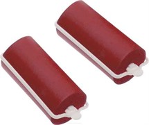 Dewal Beauty Бигуди резиновые, 22 мм, красный 3911-2907