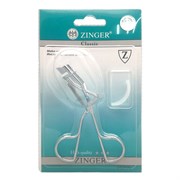 Zinger Зажим для ресниц металлический / Classic EYE-117, серебристый 3283-64902