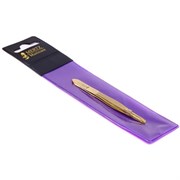 Mertz Пинцет косметический скошенный 212 G, золотистый, 8 см 231-24940