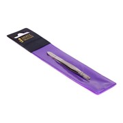Mertz Пинцет косметический скошенный 212 N, серебристый, 8 см 232-24941