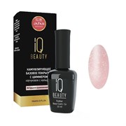 IQ Beauty Покрытие базовое каучуковое с кальцием, брызги шампанского с шиммером, 10 мл 12873-11647