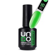 Uno Камуфлирующее базовое покрытие для гель-лака / Rubber Color Base Gel, Neon Green, 12 г 20451-25508