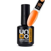 Uno Камуфлирующее базовое покрытие для гель-лака / Rubber Color Base Gel, Neon Orange, 12 г 20452-25509