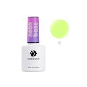 ADRICOCO База для гель-лака / Neon base №01, спелый ананас, 8 мл 21942-41255