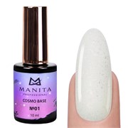 Manita Professional База для ногтей камуфлирующая с блестками №01 / Cosmo Base, 10 мл 23268-64615
