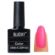 Bluesky Гель-лак для ногтей 128 SU, ядовито-розовый, 10 мл 7607-29755