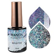 Manita Professional Гель-лак для ногтей светоотражающий с хлопьями юки / Multichrome Reflective №04, 10 мл 22357-43564