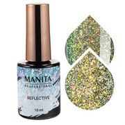 Manita Professional Гель-лак для ногтей светоотражающий с хлопьями юки / Multichrome Reflective №05, 10 мл 22358-43565