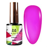 Manita Professional Гель-лак для ногтей c эффектом витража / Vitrage №04, розовая фуксия, 10 мл 23293-64606