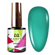 Manita Professional Гель-лак для ногтей c эффектом витража / Vitrage №07, изумрудный, 10 мл 23296-64610