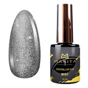 Manita Professional Гель-лак для ногтей с эффектом кошачьего глаза / Crystal Cat Eye №01, 10 мл 23280-64709