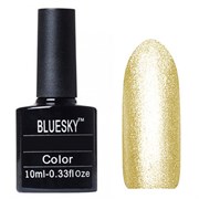 Bluesky Гель-лак для ногтей / Classic 104 SH, прозрачный с золотом, 10 мл 568-76017
