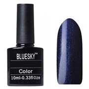 Bluesky Гель-лак для ногтей / Classic 124 SH, полуночный сине-фиолетовый с шиммером, 10 мл 9803-76032