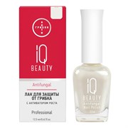 IQ Beauty Лак для ногтей для защиты от грибка с активатором роста / Antifungal Nail Polish 03, молочный, 12,5 мл 24632-72102