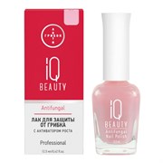 IQ Beauty Лак для ногтей для защиты от грибка с активатором роста / Antifungal Nail Polish 01, розовый прозрачный, 12,5 мл 24630-72104