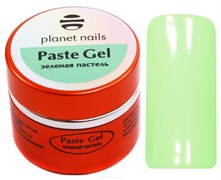 Planet Nails Гель-паста для дизайна ногтей, зеленый пастельный, 5 мл 3115-2451