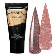 Manita Professional Акриловый гель для ногтей светоотражающий №01, 30 мл 22600-63735