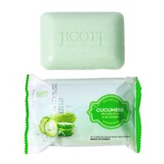 Jigott Мыло-скраб для лица и тела с экстрактом огурца / Cucumber Scrub Soap, 150 г 25819-73158