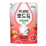 PIGEON Средство для мытья посуды, фруктов и овощей с содой, грейпфрут / Pure Grapefruit Dish Detergent, 1200 мл 27682-72642