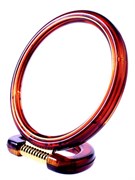 Scarlet Зеркало косметическое двустороннее настольное MI-064, круглое, 28 (20,5) x 19 см, коричневый 767-75739