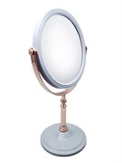 Rama Rose Зеркало косметическое двустороннее настольное K475, овальное, 16,5 x 19,7 см 24486-73474