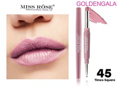 Кремовая помада + карандаш для губ MISS ROSE тон 45 TIMES SQUARE 242630-252152
