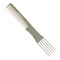 Dewal Расчёска рабочая для начеса с пластиковой вилкой / Эконом OLIVE CO-6505OLIVE,19 см 22092-38268 - фото 14784455