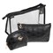 Kristaller Набор косметичек Embossing circle 3 in 1, чёрный 25088-72541 - фото 14805380
