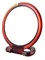 Scarlet Зеркало косметическое двустороннее настольное MI-065, круглое, 23,5 (17,5) x 16 см, коричневый 768-75734 - фото 14806192